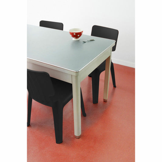 Authentics Wait Stuhl, Sitzgelegenheit, stapelbar, Polypropylen, Schwarz Matt, 1085099