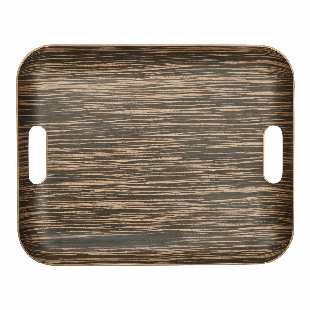 ASA Selection Tray Wood rectangular Ebony, serving tray, wood, brown, 45 x 36 cm, 53800970
