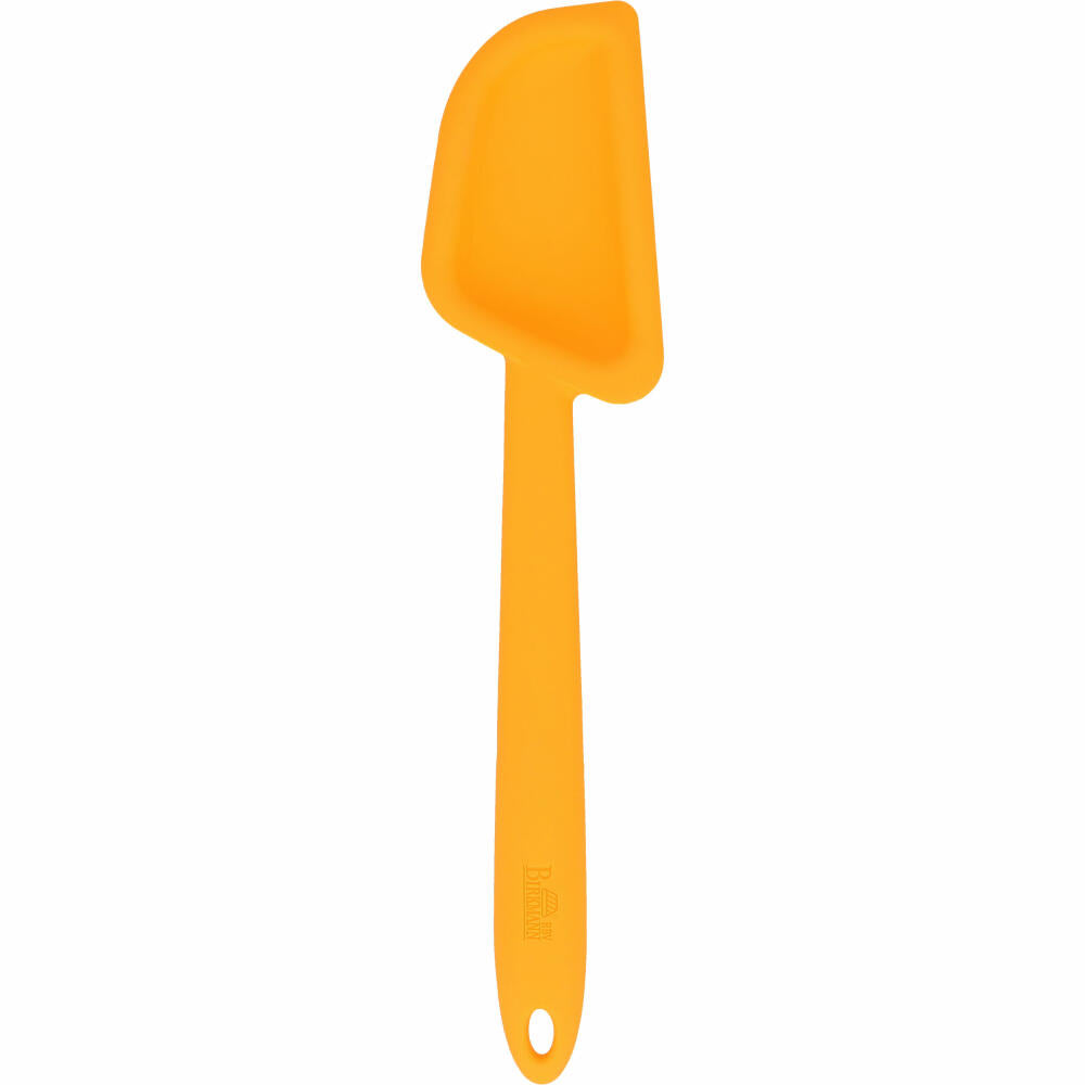 Birkmann Colour Kitchen Schlöffel, Teigschaber, Kochlöffel, Löffel, Silikon mit Metallkern, Orange, 29 cm, 422513
