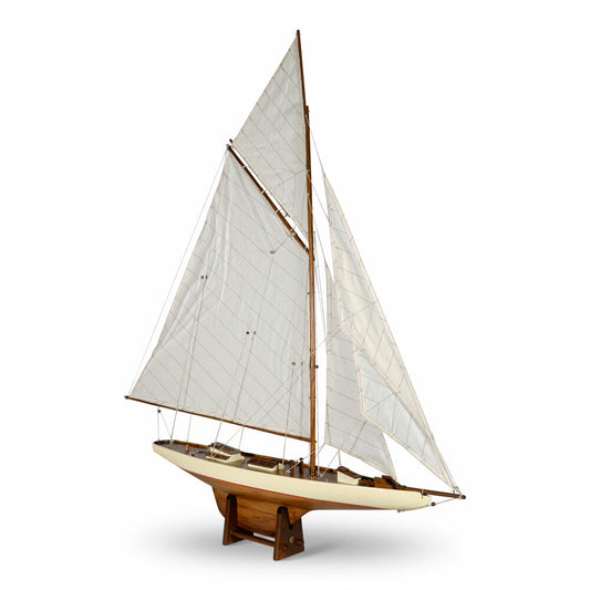 Authentic Models ship model Americas Cup Columbia Medium, sailing ship, decoration, wood / cotton, AS076F