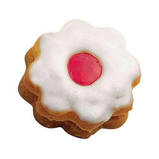 Städter Linzer-Ausstecher mit Auswerfer 8er-Rosette, Ausstechform, Plätzchenform, Keks, Plätzchen, Edelstahl, Ø 4 cm, 954343