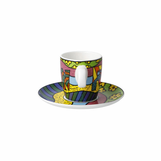 Goebel Espressotasse Romero Britto - Fun, Tasse, Becher, Fine Bone China, Bunt, 100 ml, 66452861