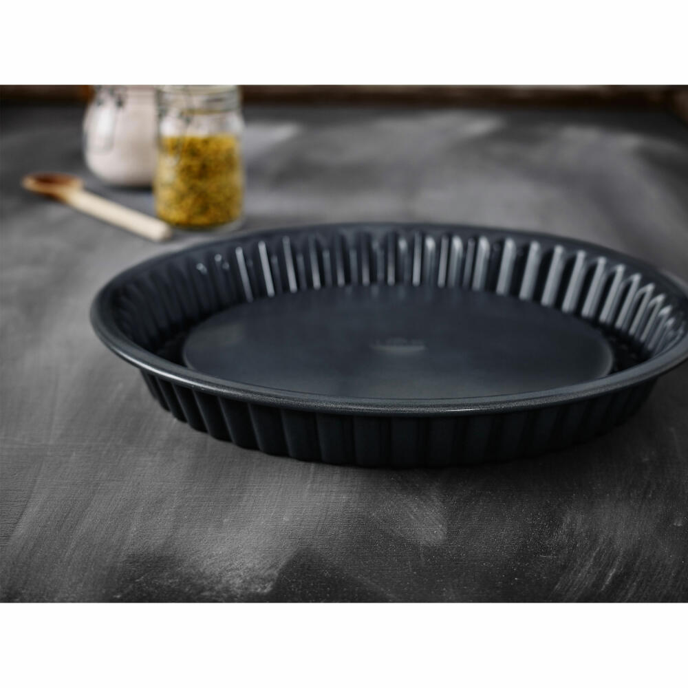 Birkmann Premium Baking fruit base mold, cake mold, cake baking mold, baking mold, fruit base, carbon steel, Ø 30 cm, 882072