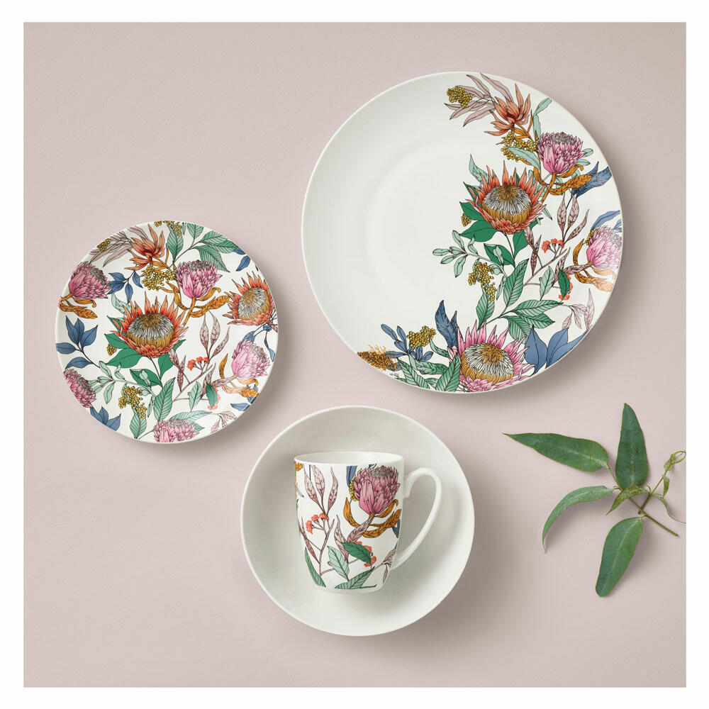 Maxwell & Williams Becher Waratah, Tasse, Kaffeetasse, Porzellan, Bunt, 420 cm, II0081