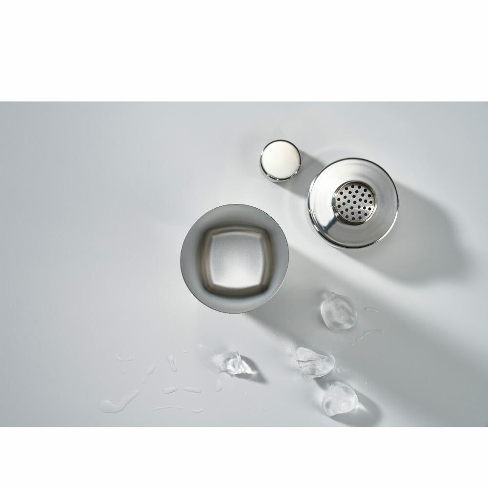 Zone Denmark Shaker Rocks, Cocktailshaker, Cocktailmixer, Stahl / Kunststoff, Polished Steel, 400 ml, 332094