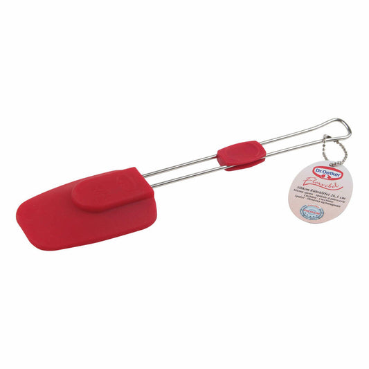 Dr. Oetker Flexxible Silikon-Rührlöffel, Küchenhelfer, Edelstahl / Platinsilikon, 1926