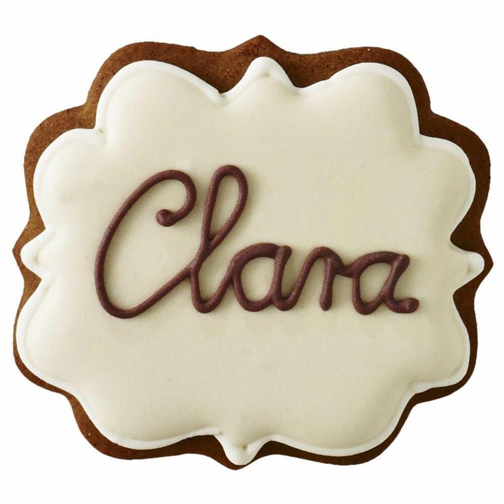 Birkmann Cookie Cutter Label Bohème Small, Cookie Cutter, Cookie Mold, Biscuit, Cookies, Stainless Steel, 6 cm, 196957