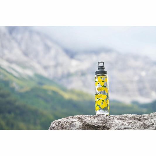 EMSA Drink2Go TRITAN drinking bottle Smile Lemons, water bottle, bottle, 0.7 L, N30313