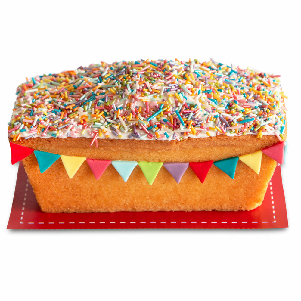Städter KIDS Backform Oskar die Kastenform Mini, Kuchenform, Kuchenbackform, Back Form, Kuchen, Metall, 15 x 8 cm, 972668
