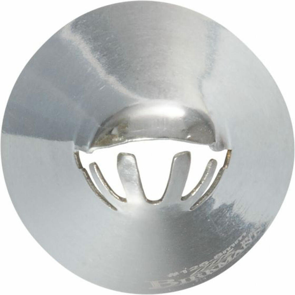 Birkmann Rüschentülle Gefächert #126, Spritztülle, Garniertülle, Backzubehör, Edelstahl, Ø 0.8 cm, 411739