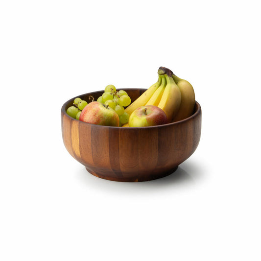Continenta Schüssel, Schale, Salatschale, Servierschale, Akazie, Ø 26 x 11.5 cm, 4847