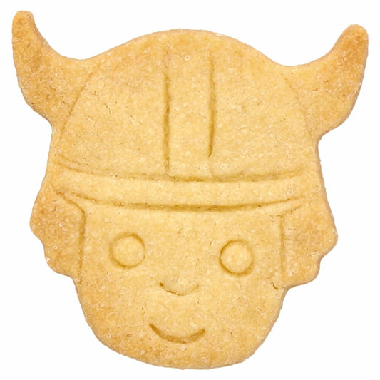 Birkmann Ausstechform Wikingerkopf, Ausstecher, Plätzchenform, Keks, Plätzchen, Edelstahl, 5 cm, 189621