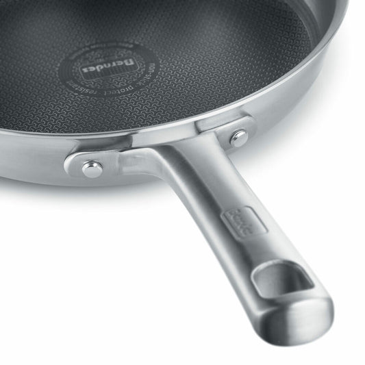 Berndes Tricion Resist Stieltopf, Topf, 3-Schicht-Material, Silber, 16 cm, 099216