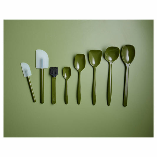 Rosti dough scraper Classic L, spatula, melamine, silicone, olive, 26 cm, 23776