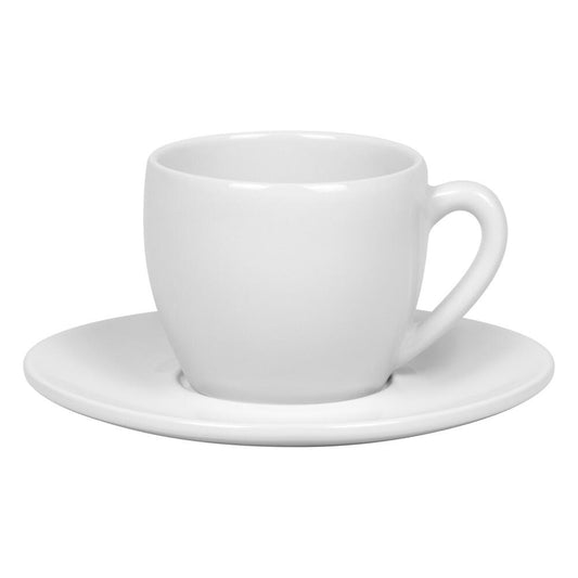 Könitz Capuccinotassen 2er Set Coffee Bar THREE, Tasse, Porzellan, Weiß, 140 ml, 1758000003