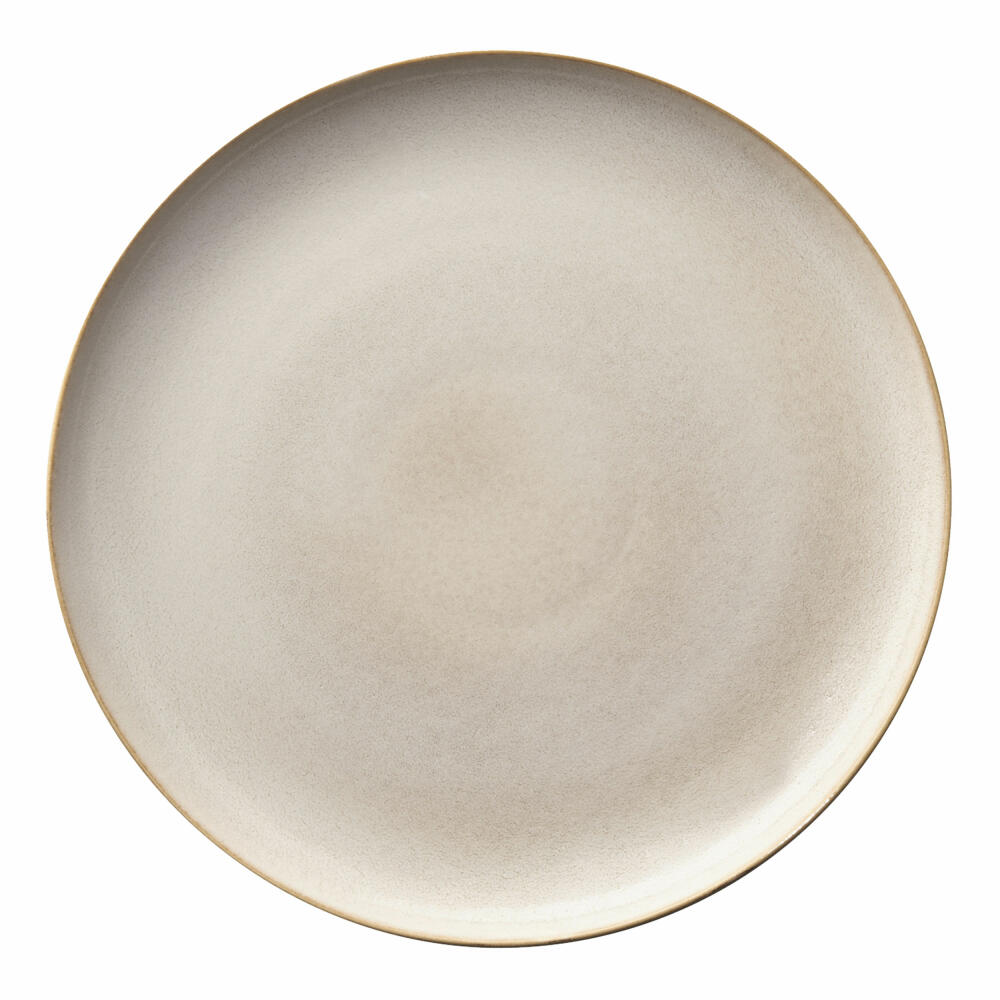 ASA Selection saisons dinner plate sand, dinner plate, plate, stoneware, natural, D 26.5 cm, 27161107