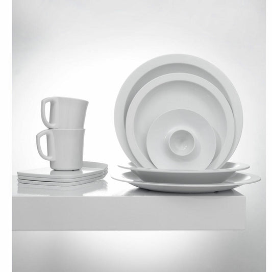 Rosti Dessertteller Hamlet, Kuchenteller, Melamin, Weiß, 18 cm, 24123