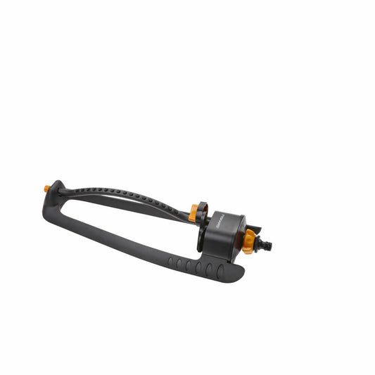 Fiskars Oszillierender Sprinkler, Rasensprenkler, Rasensprüher, Bewässerung, Kunststoff, Aluminium, Schwarz, Orange, 1023659