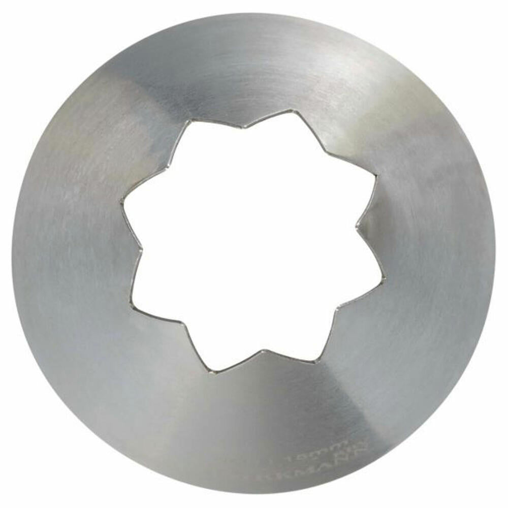 Birkmann Sterntülle #18, Spritztülle, Garniertülle, Backzubehör, Edelstahl, Ø 1.5 cm, 411258