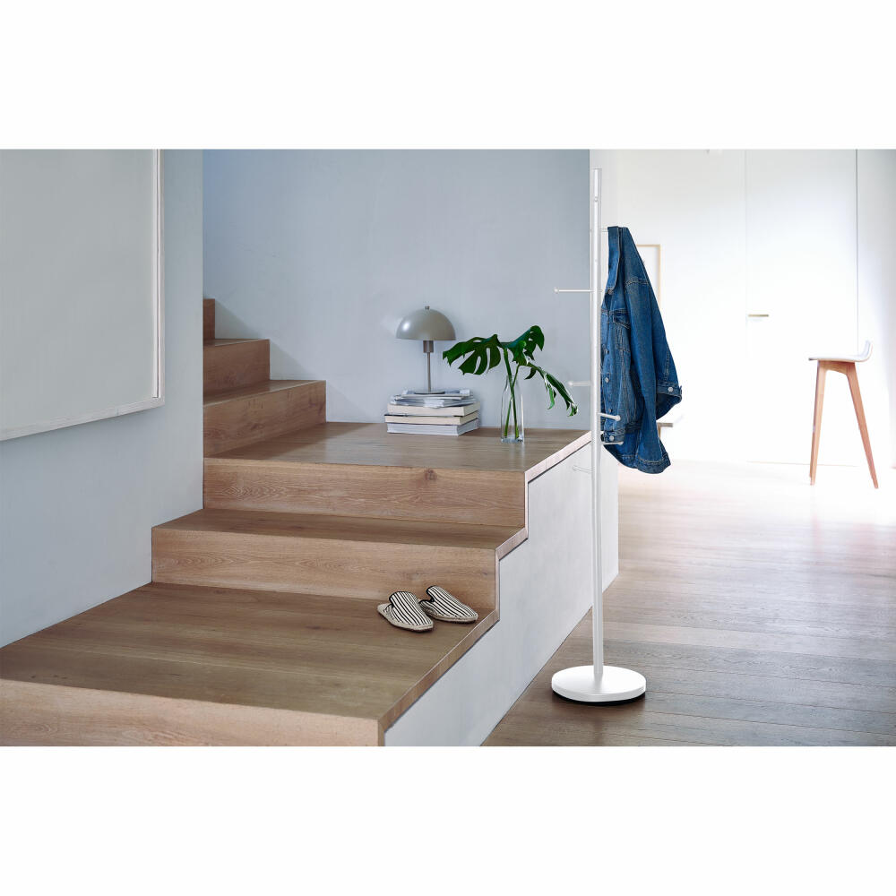 reisenthel wardrobe, coat rack, clothes rack, powder-coated metal, white, 1.72 m, DW1001