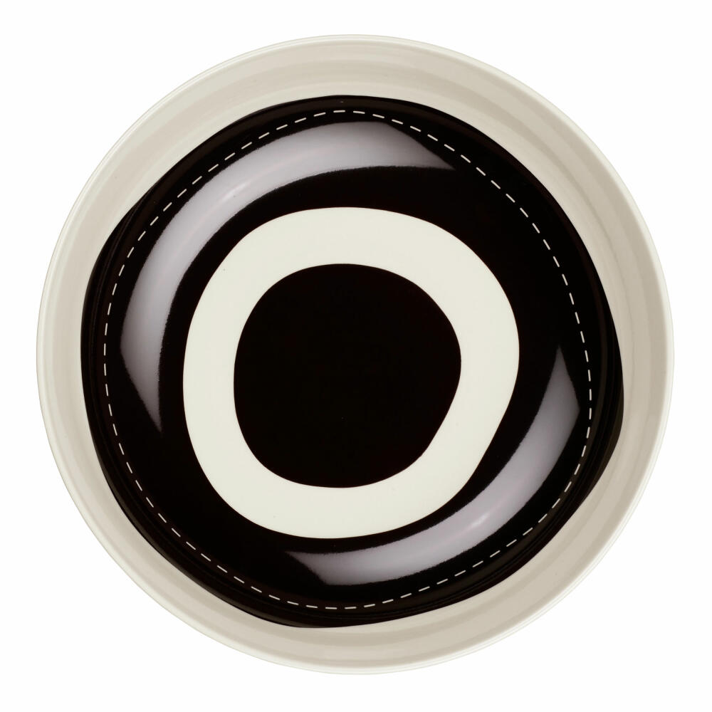ASA Selection salad bowl Variété Salto, stoneware, glossy black, 27.5 cm, 58273248