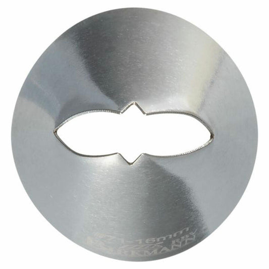 Birkmann Blatttülle #71, Spritztülle, Garniertülle, Backzubehör, Edelstahl, Ø 1.6 cm, 411494