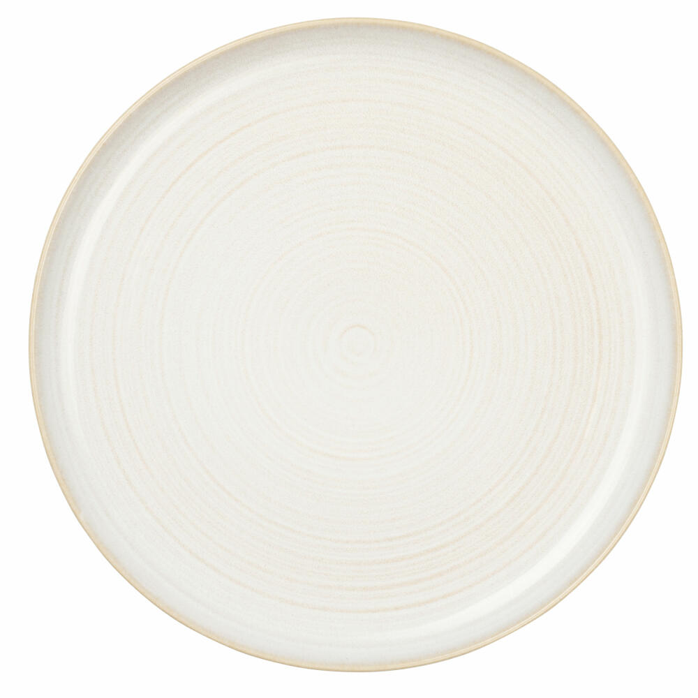 ASA Selection manuale dinner plate, plate, dinner plate, stoneware, Oat, Ø 26.5 cm, 41160294
