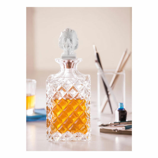 Donkey Products Drink With Einstein Weinstopper, Portrait-Korken, Wein Stopfen, Flaschenverschluss, Weinkorken, Korken, Porzellan / Kork, 200536