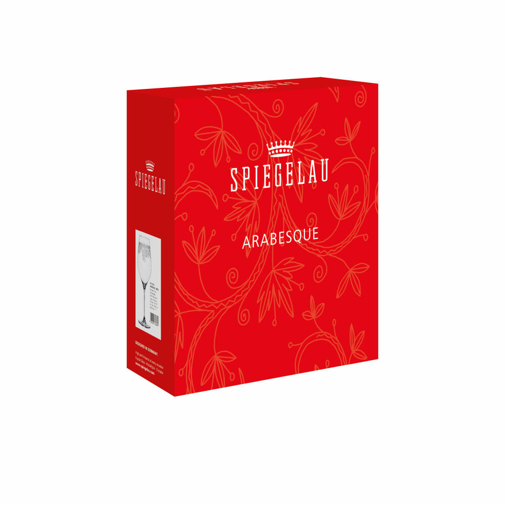 Spiegelau Bordeauxglas 2er Set Arabesque, Kristallglas, Klar, 810 ml, 4192265