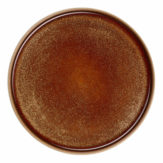 ASA Selection dessert plate Gobi formart, stoneware, brown, 21 cm, 42141020