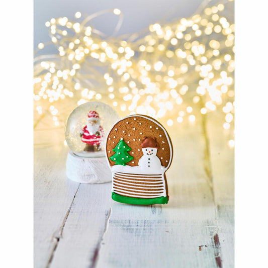 Birkmann cookie cutter snow globe, with internal embossing, cookie cutter, cookie shape, biscuit, biscuits, stainless steel, 8 cm, 198982