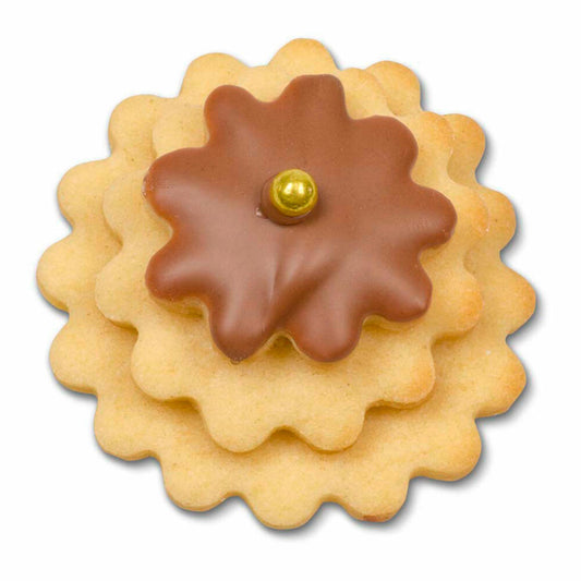 Städter Terrassen-Ausstecher Ring Set Gewellt, 3-tlg., Ausstechform, Plätzchenform, Keks, Plätzchen, Edelstahl, Ø 3 / 4 / 5 cm, 956217