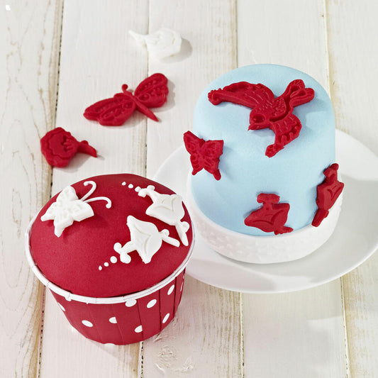 Birkmann Reliefform Blüten, Relief Form, Back Form, Backzubehör, Silikon, 21 cm, 254152