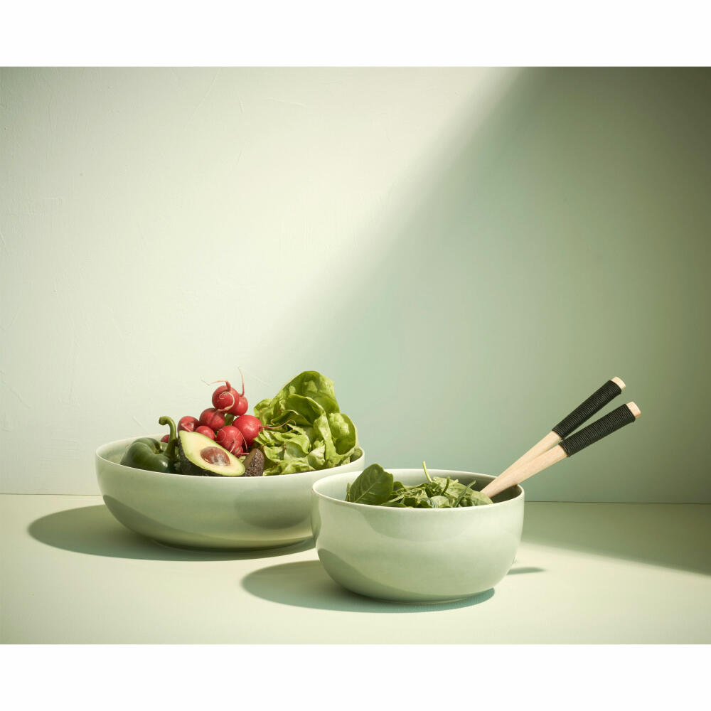 ASA Selection saisons agave salad bowl, salad plate, salad bowl, bowl, stoneware, Ø 22 cm, 27271200