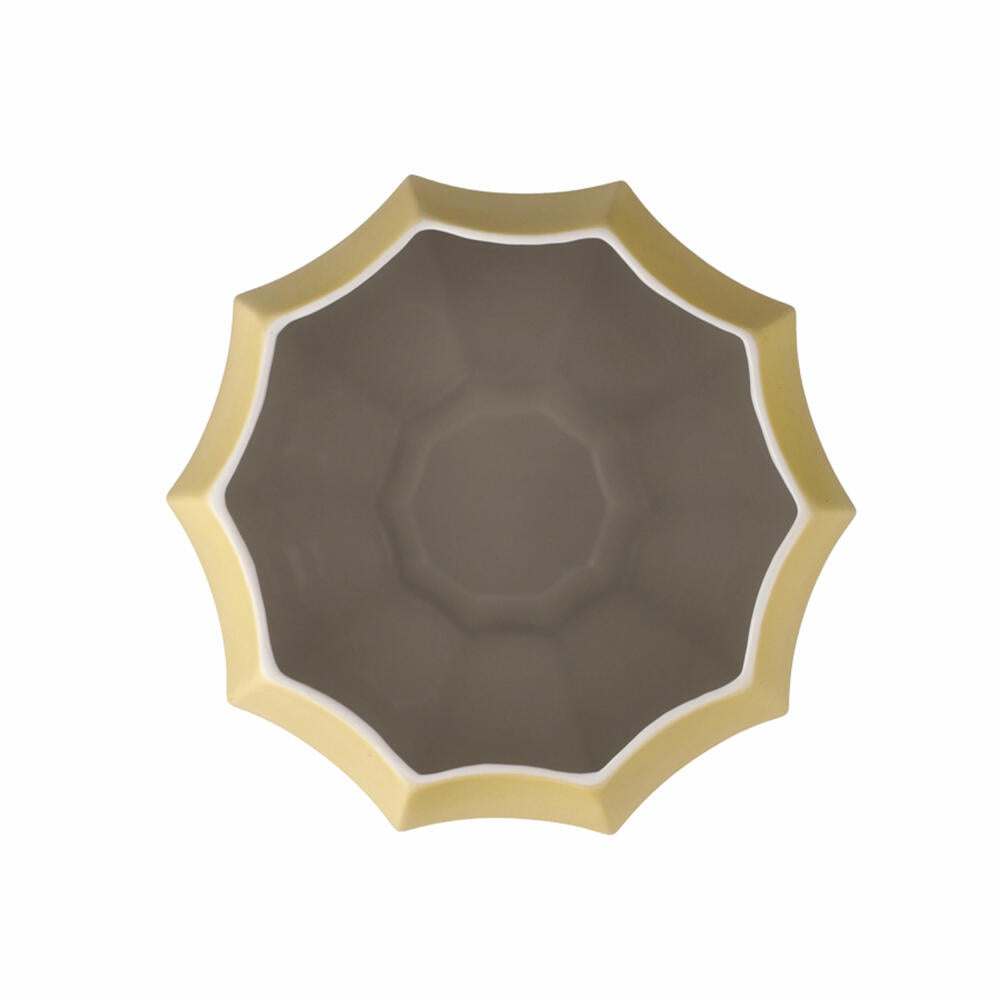 Goebel Vase Concave, bisque porcelain, champagne, 22.5 cm, 23122931