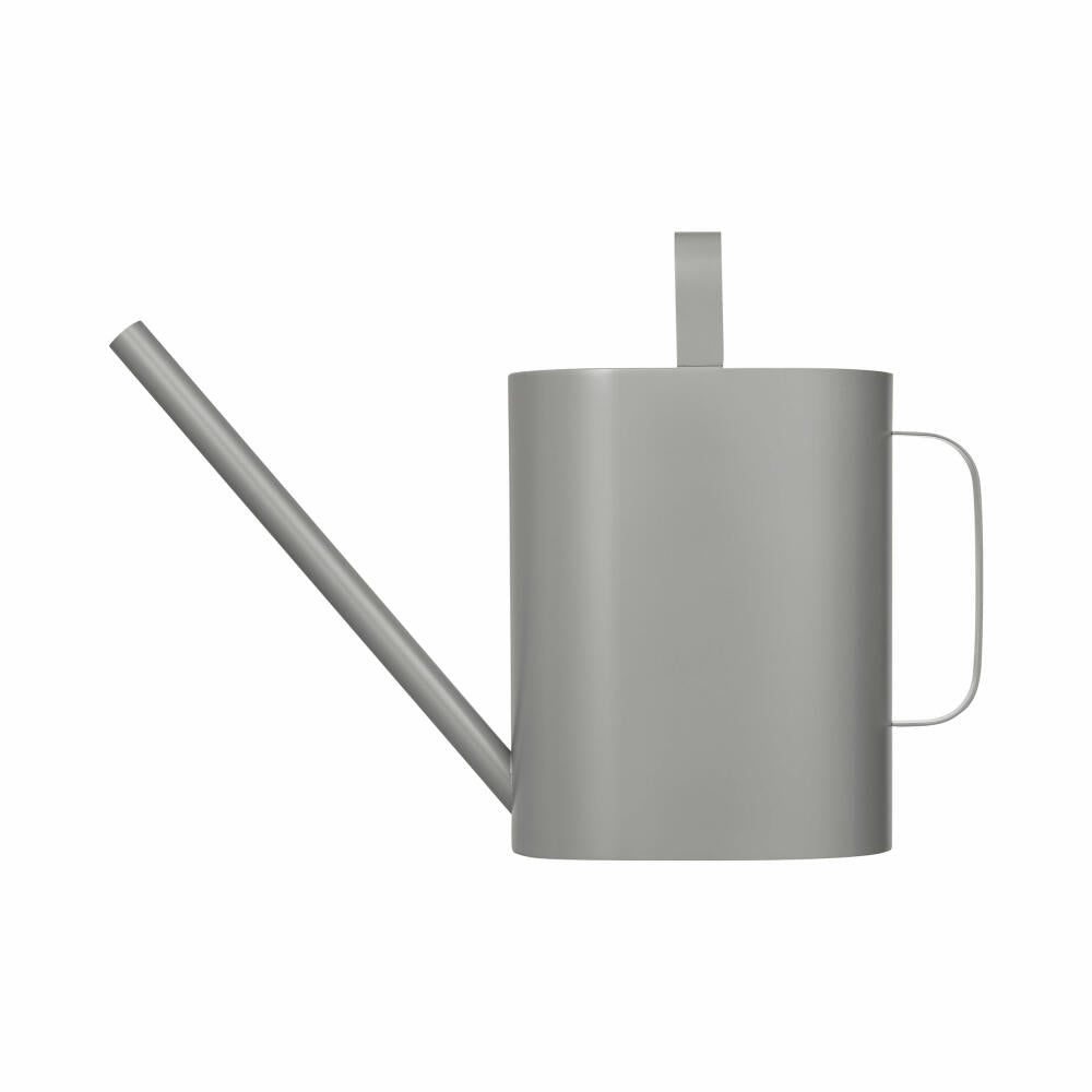 Blomus watering can Rigua Steel Gray, plant waterer, painted stainless steel, 5 L, 66226