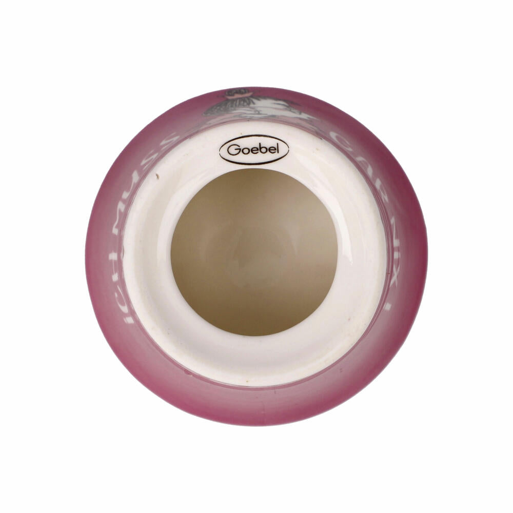 Goebel Eierbecher 2er Set Barbara Freundlieb - Ich muss gar nix, New Bone China, Bunt, 6 cm, 27001321