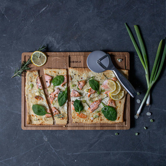 Boska pizza cutter Monaco+, pizza wheel, pizza knife, stainless steel, silver, 307150