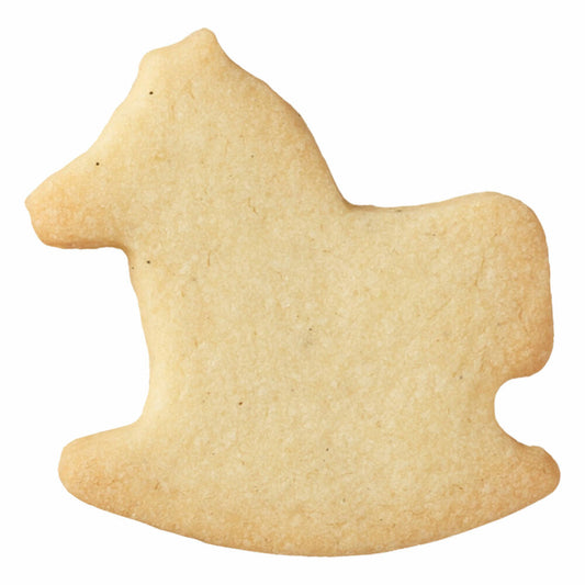 Birkmann cookie cutter rocking horse, small, cookie cutter, cookie cutter, biscuit cutter, stainless steel, 5 cm, 198777