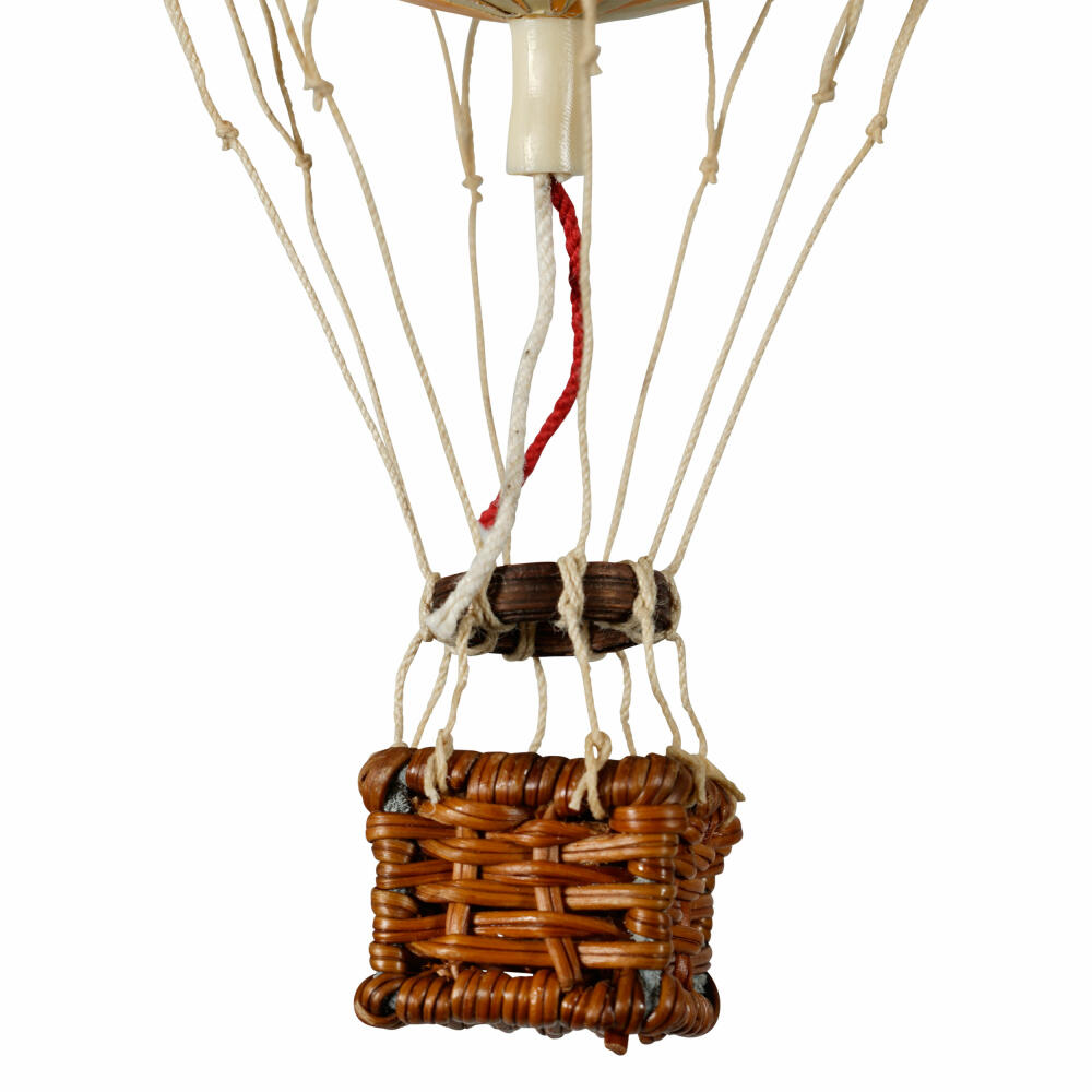 Authentic Models Hanging Decoration Floating in the Skies Orange Ivory, Balloon, Rattan / Paper / Plastic, AP160O