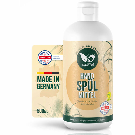 ecoPhil Handspülmittel, fettlösendes Spülmittel, ohne Mikroplastik, 500 ml