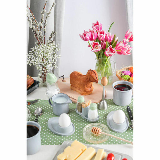 Fackelmann Sugar Doser Eco, Sugar Dispenser, Sugar Container, Glass, Plastic, Green, 160 ml, 33041