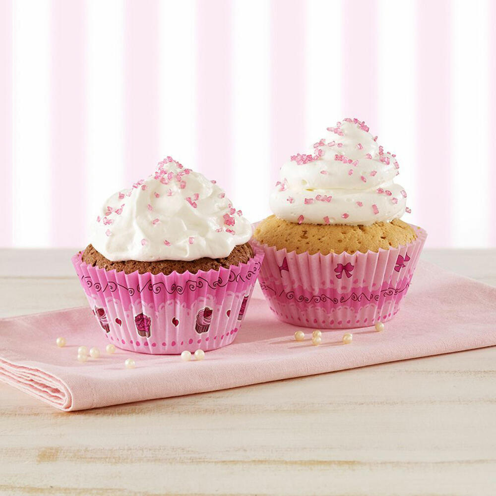 Birkmann Cake in the City CupCake paper cases, 48 pieces, cupcake cases, baking cases, paper baking cases, paper, Ø 7 cm, 441736