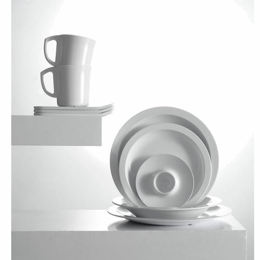 Rosti lunch plate Hamlet, dinner plate, plate, melamine, white, 21 cm, 23977