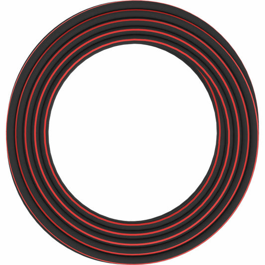 Fiskars Wasserschlauch 19 mm, 20 m, Gartenschlauch, Outdoor Schlauch, Q3, Kunststoff, Schwarz, Rot, 1027109