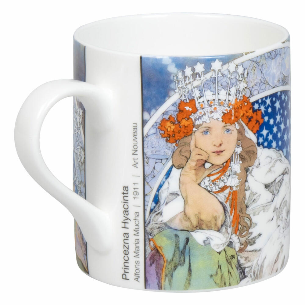 Könitz Becher Princezna Hyacinta - Alfons Mucha, Tasse, Porzellan, Bunt, 11 2 004 2801