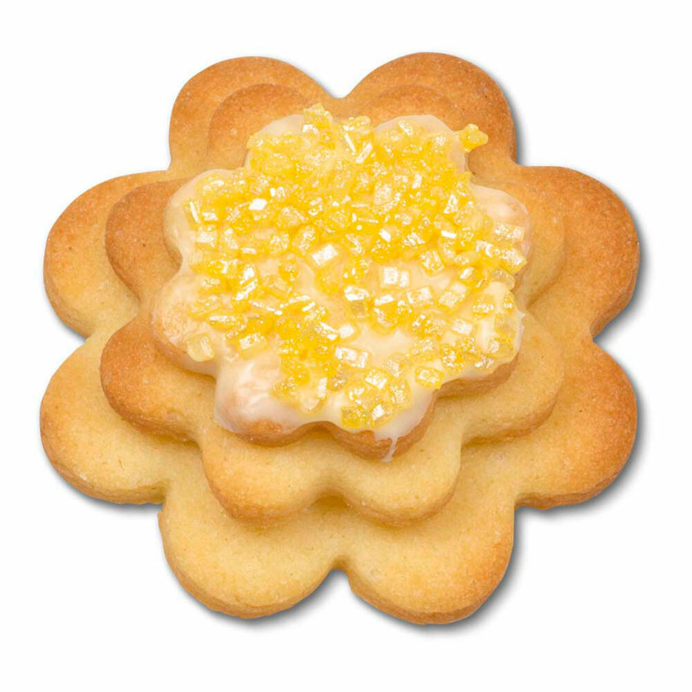 Städter Terrassen-Ausstecher Blume Set, 3-tlg., Ausstechform, Plätzchenform, Keks, Plätzchen, Edelstahl, Ø 3 / 4 / 5 cm, 956200