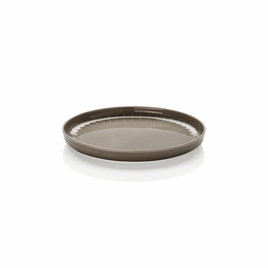 Arzberg Gourmet plate flat Joyn Grey, plate, porcelain, grey, 22 cm, 44020-640202-10722