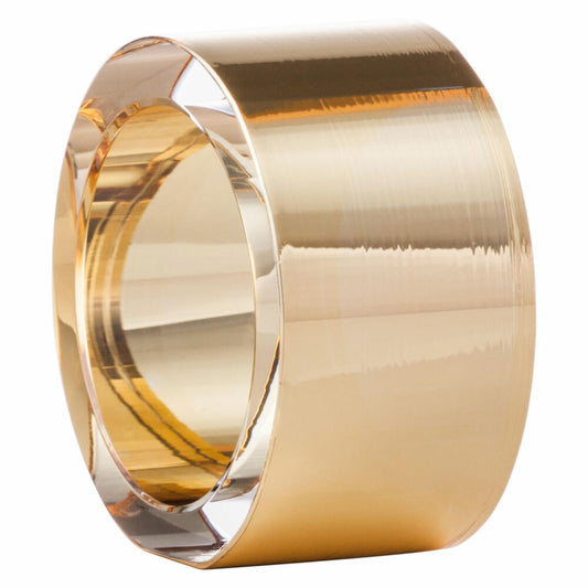 Eisch napkin ring set of 2 gold, napkin holder, glass, gold, 50 mm, 77290501