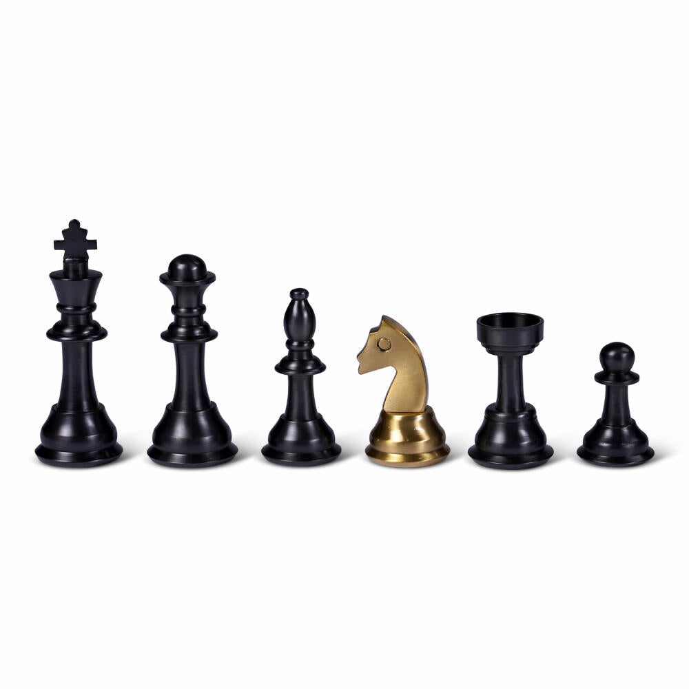 Authentic Models Schach Chess Set Metal, Schachspiel, Spielsteine, Messing, GR033